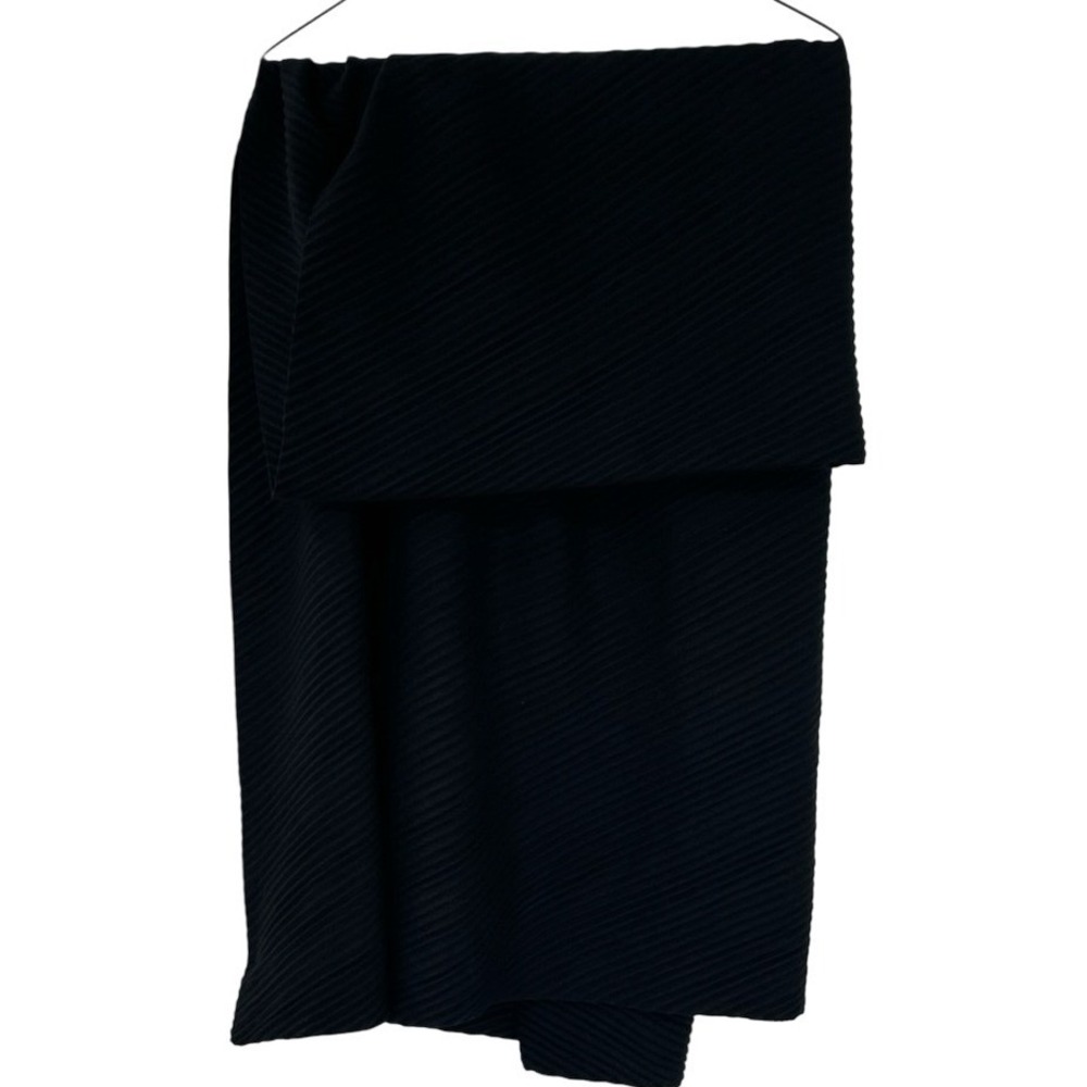 Laundry Women's Scarf Pleated Accordion Black Polyester One Size